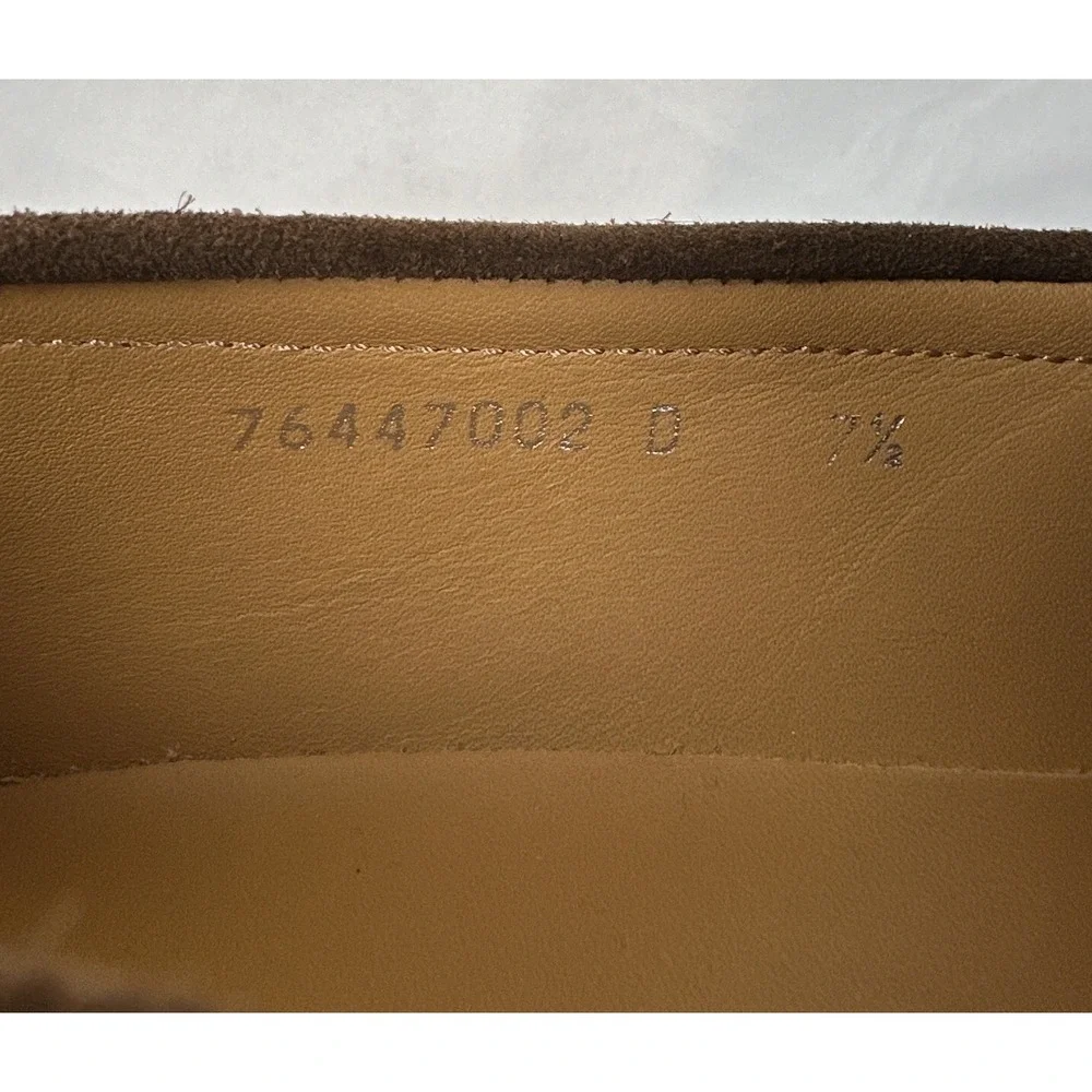 Ralph Lauren Purple Label Begley Brown Calf Suede Mens Penny Loafer 7.5 D NWB